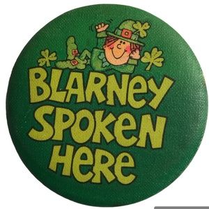 Vintage 1980's St. Patrick's Day Button